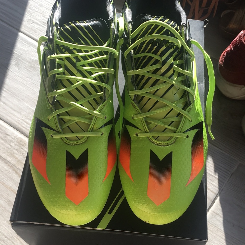 Messi 15.1 Semi Solar Slime/Solar Red/Black